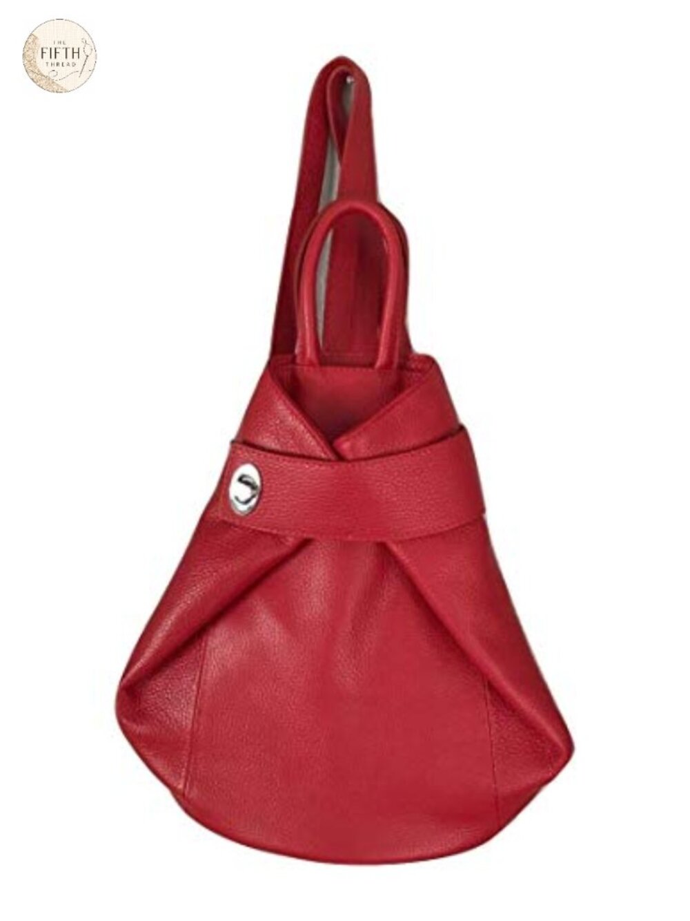 Convertible Italian Leather Backpack Purse Tote 3-in-1